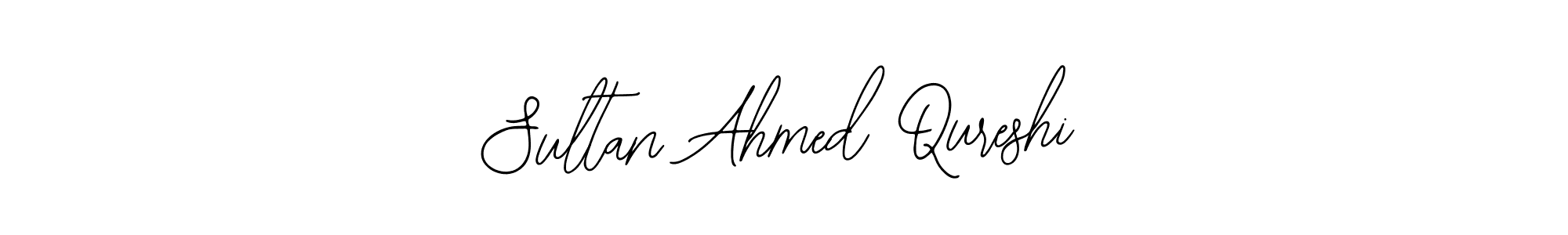 You should practise on your own different ways (Bearetta-2O07w) to write your name (Sultan Ahmed Qureshi) in signature. don't let someone else do it for you. Sultan Ahmed Qureshi signature style 12 images and pictures png