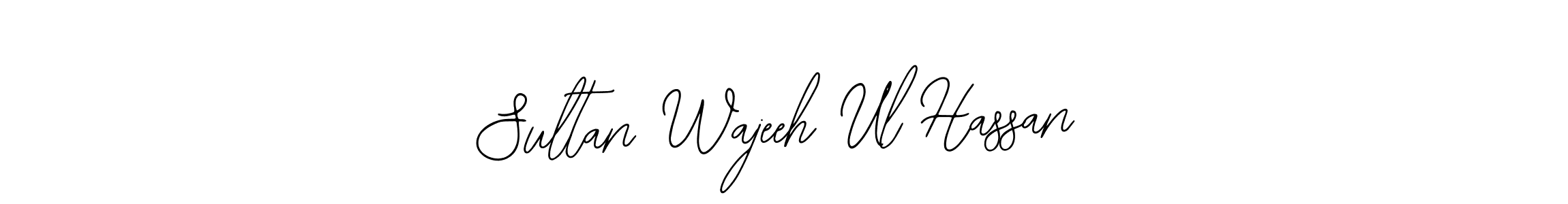 The best way (Bearetta-2O07w) to make a short signature is to pick only two or three words in your name. The name Sultan Wajeeh Ul Hassan include a total of six letters. For converting this name. Sultan Wajeeh Ul Hassan signature style 12 images and pictures png