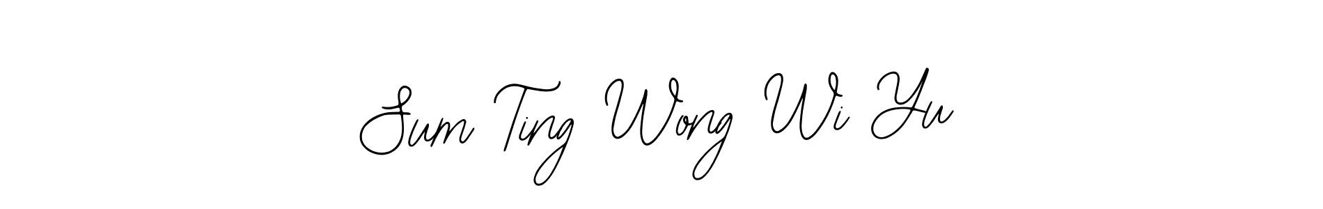 Make a beautiful signature design for name Sum Ting Wong Wi Yu. Use this online signature maker to create a handwritten signature for free. Sum Ting Wong Wi Yu signature style 12 images and pictures png