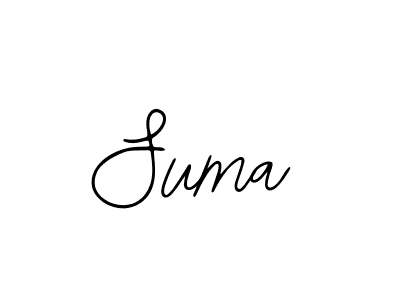 How to make Suma name signature. Use Bearetta-2O07w style for creating short signs online. This is the latest handwritten sign. Suma signature style 12 images and pictures png