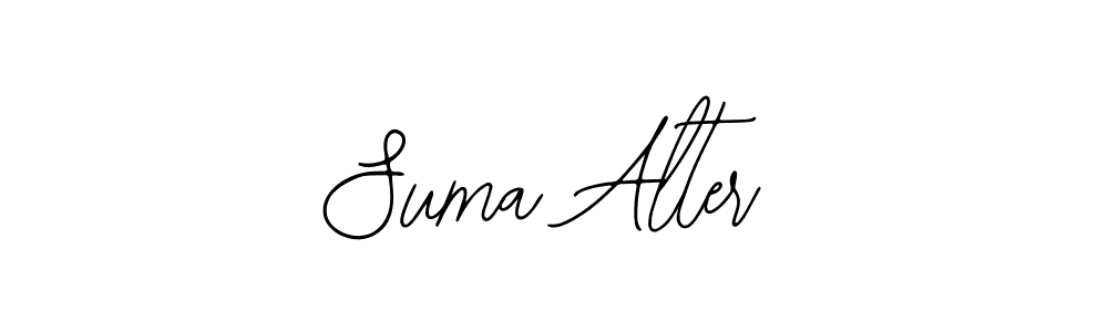 Also You can easily find your signature by using the search form. We will create Suma Alter name handwritten signature images for you free of cost using Bearetta-2O07w sign style. Suma Alter signature style 12 images and pictures png