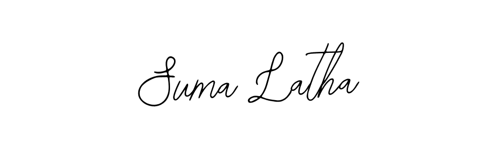 Also You can easily find your signature by using the search form. We will create Suma Latha name handwritten signature images for you free of cost using Bearetta-2O07w sign style. Suma Latha signature style 12 images and pictures png