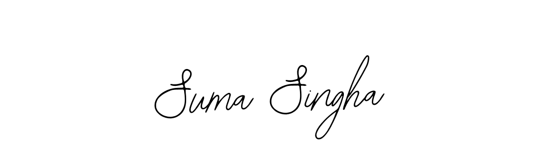 You should practise on your own different ways (Bearetta-2O07w) to write your name (Suma Singha) in signature. don't let someone else do it for you. Suma Singha signature style 12 images and pictures png