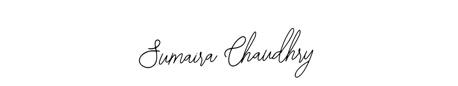 Sumaira Chaudhry stylish signature style. Best Handwritten Sign (Bearetta-2O07w) for my name. Handwritten Signature Collection Ideas for my name Sumaira Chaudhry. Sumaira Chaudhry signature style 12 images and pictures png