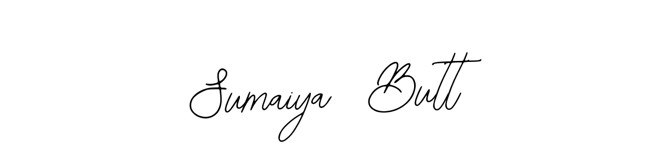 It looks lik you need a new signature style for name Sumaiya  Butt. Design unique handwritten (Bearetta-2O07w) signature with our free signature maker in just a few clicks. Sumaiya  Butt signature style 12 images and pictures png