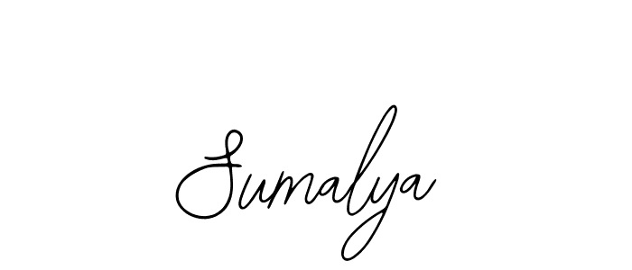 You should practise on your own different ways (Bearetta-2O07w) to write your name (Sumalya) in signature. don't let someone else do it for you. Sumalya signature style 12 images and pictures png