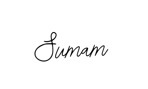 Use a signature maker to create a handwritten signature online. With this signature software, you can design (Bearetta-2O07w) your own signature for name Sumam. Sumam signature style 12 images and pictures png