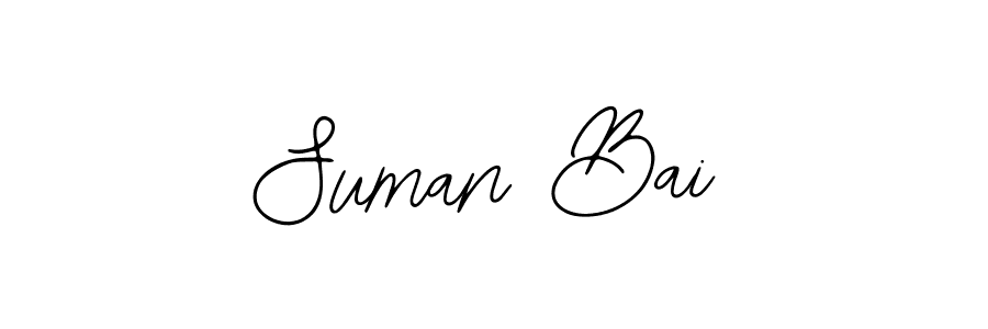 Use a signature maker to create a handwritten signature online. With this signature software, you can design (Bearetta-2O07w) your own signature for name Suman Bai. Suman Bai signature style 12 images and pictures png