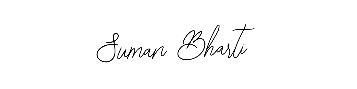 Bearetta-2O07w is a professional signature style that is perfect for those who want to add a touch of class to their signature. It is also a great choice for those who want to make their signature more unique. Get Suman Bharti name to fancy signature for free. Suman Bharti signature style 12 images and pictures png