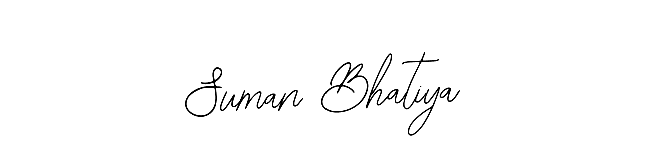 The best way (Bearetta-2O07w) to make a short signature is to pick only two or three words in your name. The name Suman Bhatiya include a total of six letters. For converting this name. Suman Bhatiya signature style 12 images and pictures png