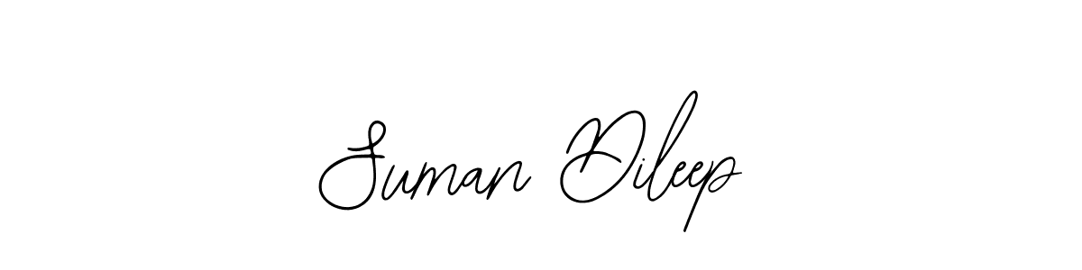 Use a signature maker to create a handwritten signature online. With this signature software, you can design (Bearetta-2O07w) your own signature for name Suman Dileep. Suman Dileep signature style 12 images and pictures png