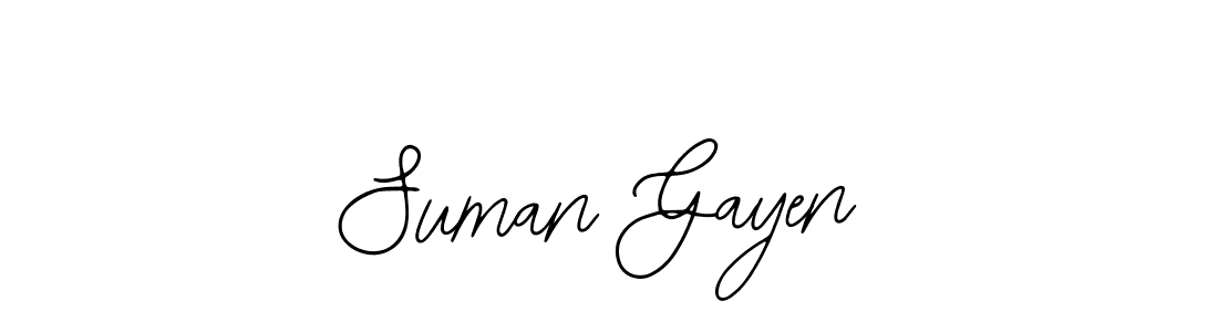 Once you've used our free online signature maker to create your best signature Bearetta-2O07w style, it's time to enjoy all of the benefits that Suman Gayen name signing documents. Suman Gayen signature style 12 images and pictures png