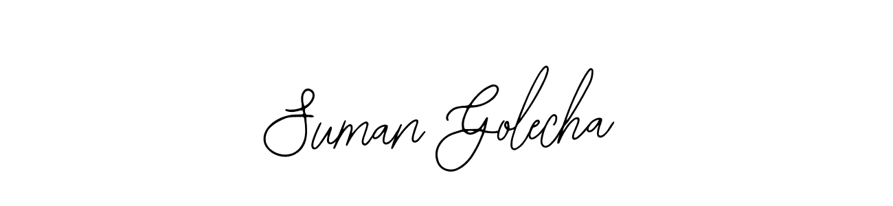 Suman Golecha stylish signature style. Best Handwritten Sign (Bearetta-2O07w) for my name. Handwritten Signature Collection Ideas for my name Suman Golecha. Suman Golecha signature style 12 images and pictures png