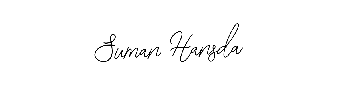 if you are searching for the best signature style for your name Suman Hansda. so please give up your signature search. here we have designed multiple signature styles  using Bearetta-2O07w. Suman Hansda signature style 12 images and pictures png