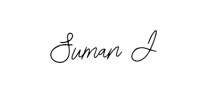 Create a beautiful signature design for name Suman J. With this signature (Bearetta-2O07w) fonts, you can make a handwritten signature for free. Suman J signature style 12 images and pictures png