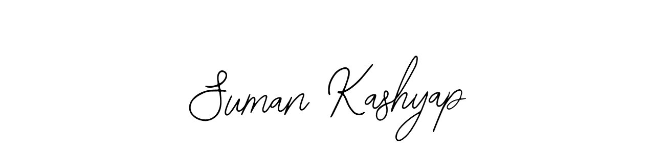 Suman Kashyap stylish signature style. Best Handwritten Sign (Bearetta-2O07w) for my name. Handwritten Signature Collection Ideas for my name Suman Kashyap. Suman Kashyap signature style 12 images and pictures png