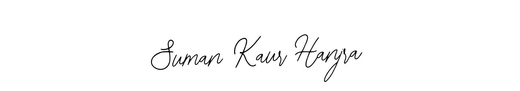 The best way (Bearetta-2O07w) to make a short signature is to pick only two or three words in your name. The name Suman Kaur Hanjra include a total of six letters. For converting this name. Suman Kaur Hanjra signature style 12 images and pictures png