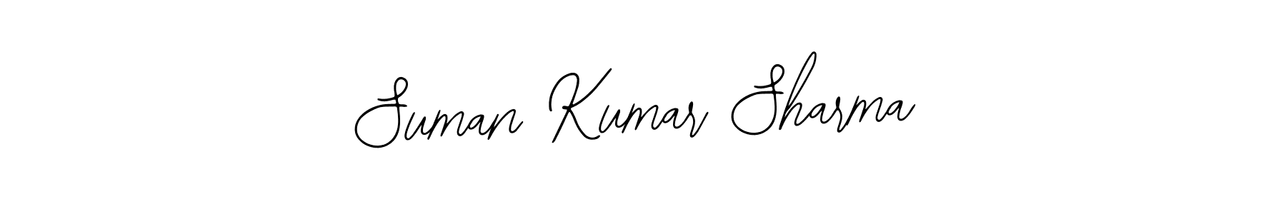 Use a signature maker to create a handwritten signature online. With this signature software, you can design (Bearetta-2O07w) your own signature for name Suman Kumar Sharma. Suman Kumar Sharma signature style 12 images and pictures png