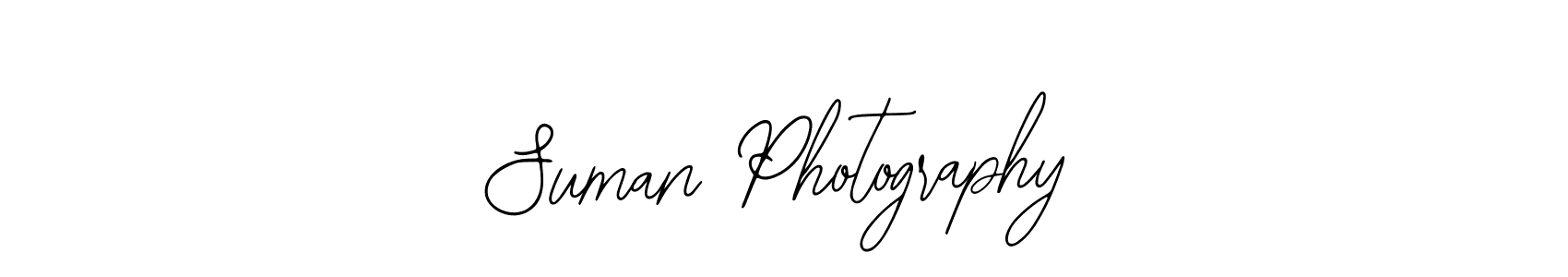 Suman Photography stylish signature style. Best Handwritten Sign (Bearetta-2O07w) for my name. Handwritten Signature Collection Ideas for my name Suman Photography. Suman Photography signature style 12 images and pictures png