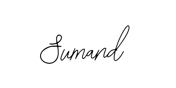 How to Draw Sumand signature style? Bearetta-2O07w is a latest design signature styles for name Sumand. Sumand signature style 12 images and pictures png