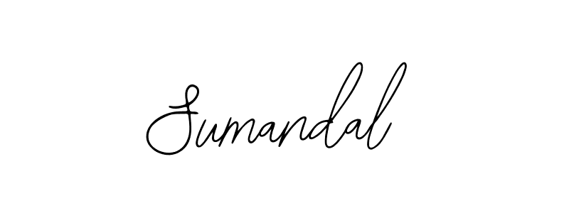 You should practise on your own different ways (Bearetta-2O07w) to write your name (Sumandal) in signature. don't let someone else do it for you. Sumandal signature style 12 images and pictures png