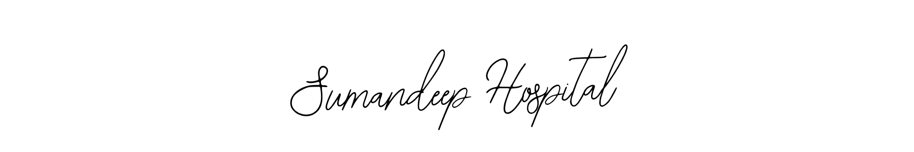 You should practise on your own different ways (Bearetta-2O07w) to write your name (Sumandeep Hospital) in signature. don't let someone else do it for you. Sumandeep Hospital signature style 12 images and pictures png