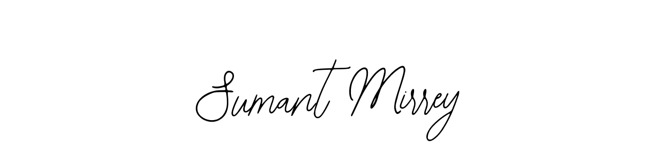 Sumant Mirrey stylish signature style. Best Handwritten Sign (Bearetta-2O07w) for my name. Handwritten Signature Collection Ideas for my name Sumant Mirrey. Sumant Mirrey signature style 12 images and pictures png