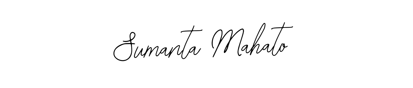 How to make Sumanta Mahato name signature. Use Bearetta-2O07w style for creating short signs online. This is the latest handwritten sign. Sumanta Mahato signature style 12 images and pictures png