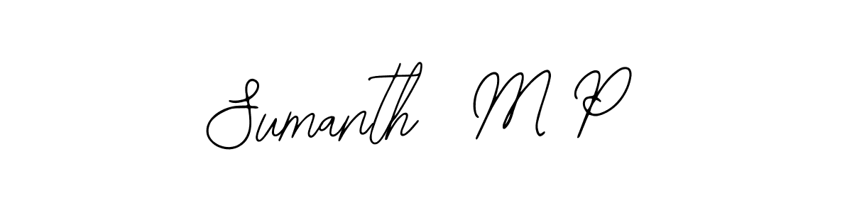 Also You can easily find your signature by using the search form. We will create Sumanth  M P name handwritten signature images for you free of cost using Bearetta-2O07w sign style. Sumanth  M P signature style 12 images and pictures png