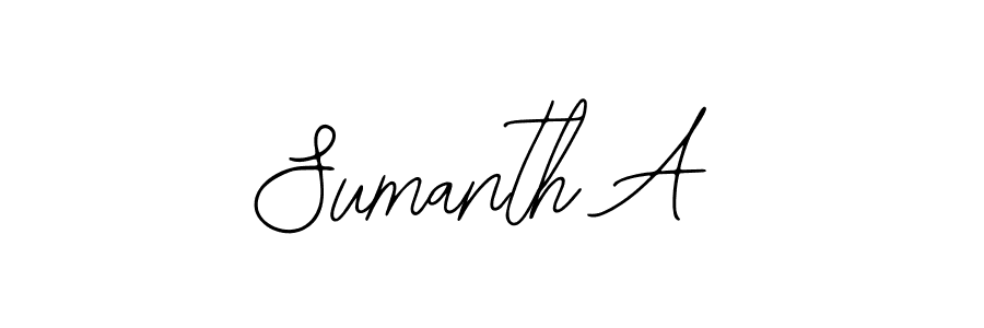 Also You can easily find your signature by using the search form. We will create Sumanth A name handwritten signature images for you free of cost using Bearetta-2O07w sign style. Sumanth A signature style 12 images and pictures png