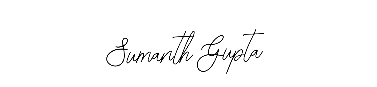 Design your own signature with our free online signature maker. With this signature software, you can create a handwritten (Bearetta-2O07w) signature for name Sumanth Gupta. Sumanth Gupta signature style 12 images and pictures png