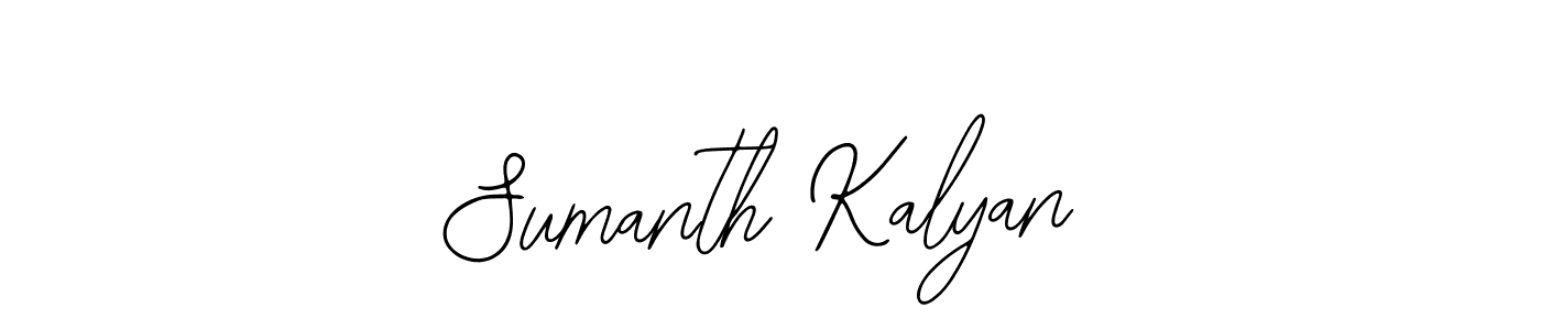 Sumanth Kalyan stylish signature style. Best Handwritten Sign (Bearetta-2O07w) for my name. Handwritten Signature Collection Ideas for my name Sumanth Kalyan. Sumanth Kalyan signature style 12 images and pictures png