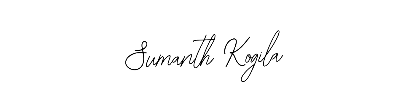 How to Draw Sumanth Kogila signature style? Bearetta-2O07w is a latest design signature styles for name Sumanth Kogila. Sumanth Kogila signature style 12 images and pictures png