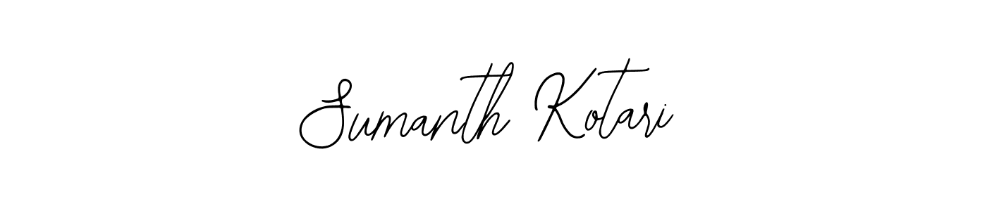 Create a beautiful signature design for name Sumanth Kotari. With this signature (Bearetta-2O07w) fonts, you can make a handwritten signature for free. Sumanth Kotari signature style 12 images and pictures png