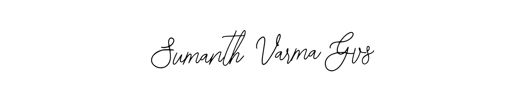 if you are searching for the best signature style for your name Sumanth Varma Gvs. so please give up your signature search. here we have designed multiple signature styles  using Bearetta-2O07w. Sumanth Varma Gvs signature style 12 images and pictures png