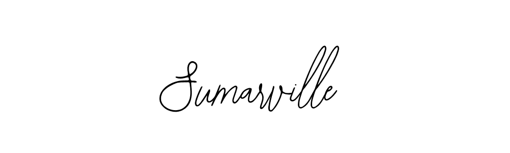 Design your own signature with our free online signature maker. With this signature software, you can create a handwritten (Bearetta-2O07w) signature for name Sumarville. Sumarville signature style 12 images and pictures png