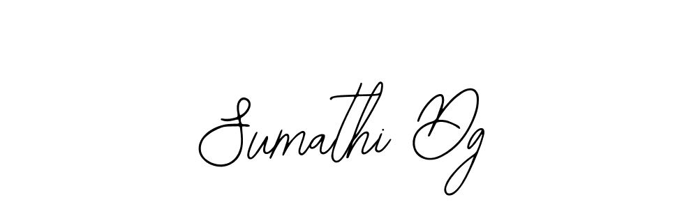 Design your own signature with our free online signature maker. With this signature software, you can create a handwritten (Bearetta-2O07w) signature for name Sumathi Dg. Sumathi Dg signature style 12 images and pictures png