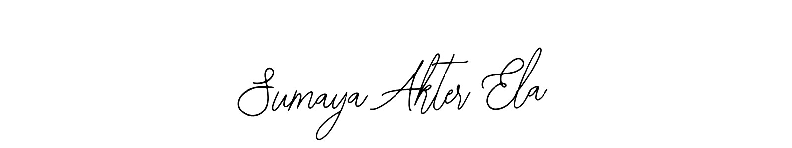 Make a beautiful signature design for name Sumaya Akter Ela. With this signature (Bearetta-2O07w) style, you can create a handwritten signature for free. Sumaya Akter Ela signature style 12 images and pictures png