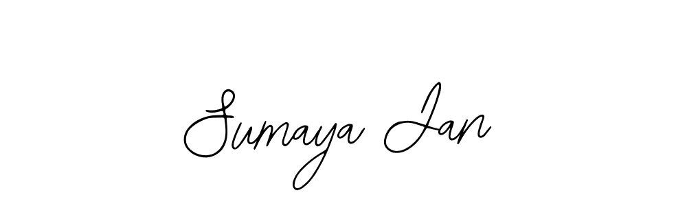 How to make Sumaya Jan signature? Bearetta-2O07w is a professional autograph style. Create handwritten signature for Sumaya Jan name. Sumaya Jan signature style 12 images and pictures png