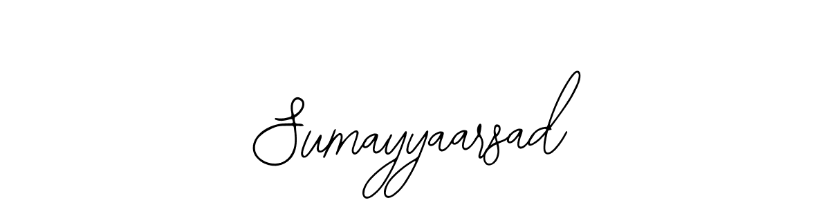 Similarly Bearetta-2O07w is the best handwritten signature design. Signature creator online .You can use it as an online autograph creator for name Sumayyaarsad. Sumayyaarsad signature style 12 images and pictures png