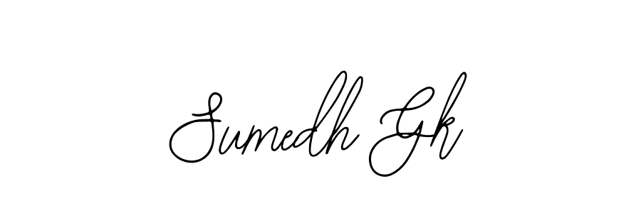 Bearetta-2O07w is a professional signature style that is perfect for those who want to add a touch of class to their signature. It is also a great choice for those who want to make their signature more unique. Get Sumedh Gk name to fancy signature for free. Sumedh Gk signature style 12 images and pictures png