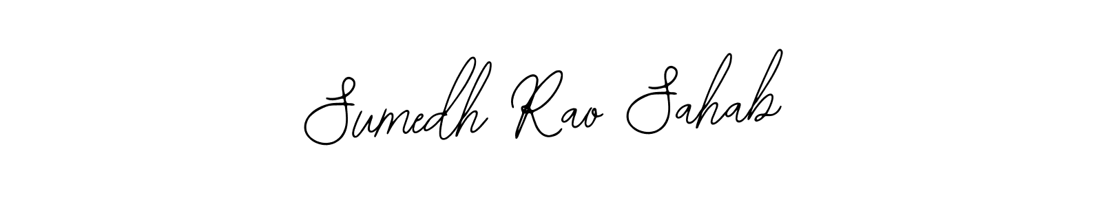 Create a beautiful signature design for name Sumedh Rao Sahab. With this signature (Bearetta-2O07w) fonts, you can make a handwritten signature for free. Sumedh Rao Sahab signature style 12 images and pictures png