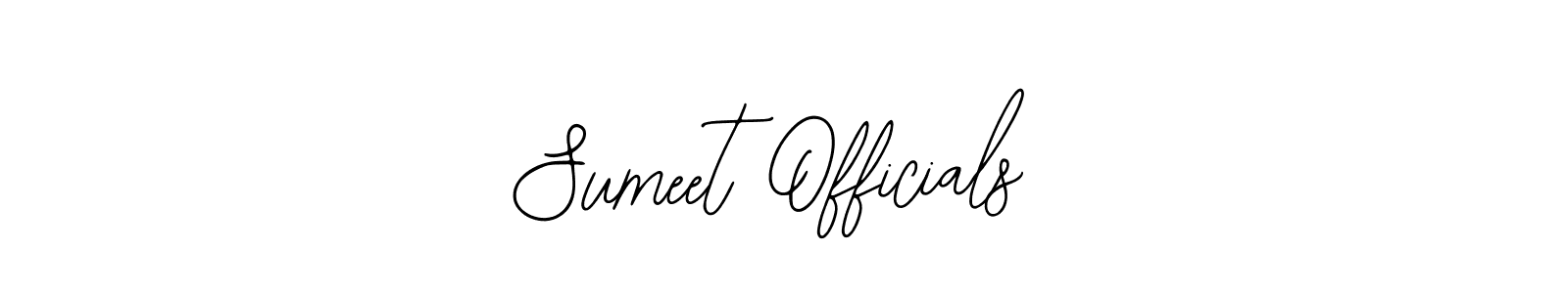 Create a beautiful signature design for name Sumeet Officials. With this signature (Bearetta-2O07w) fonts, you can make a handwritten signature for free. Sumeet Officials signature style 12 images and pictures png