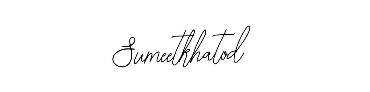 How to make Sumeetkhatod signature? Bearetta-2O07w is a professional autograph style. Create handwritten signature for Sumeetkhatod name. Sumeetkhatod signature style 12 images and pictures png