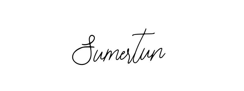 Use a signature maker to create a handwritten signature online. With this signature software, you can design (Bearetta-2O07w) your own signature for name Sumertun. Sumertun signature style 12 images and pictures png