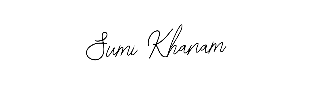 Design your own signature with our free online signature maker. With this signature software, you can create a handwritten (Bearetta-2O07w) signature for name Sumi Khanam. Sumi Khanam signature style 12 images and pictures png