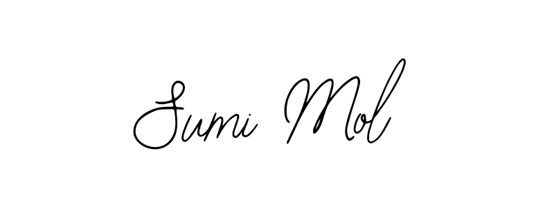 The best way (Bearetta-2O07w) to make a short signature is to pick only two or three words in your name. The name Sumi Mol include a total of six letters. For converting this name. Sumi Mol signature style 12 images and pictures png