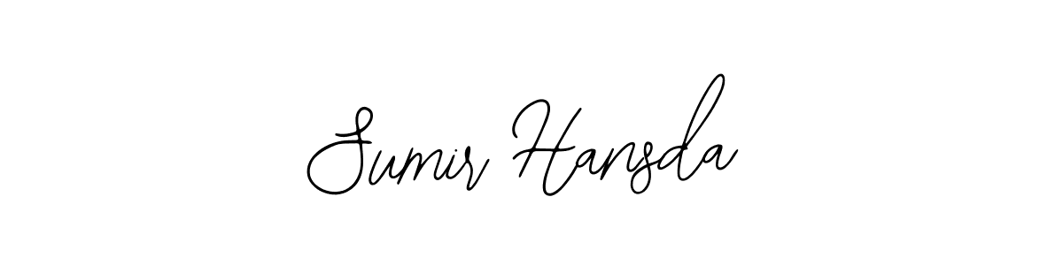 You should practise on your own different ways (Bearetta-2O07w) to write your name (Sumir Hansda) in signature. don't let someone else do it for you. Sumir Hansda signature style 12 images and pictures png