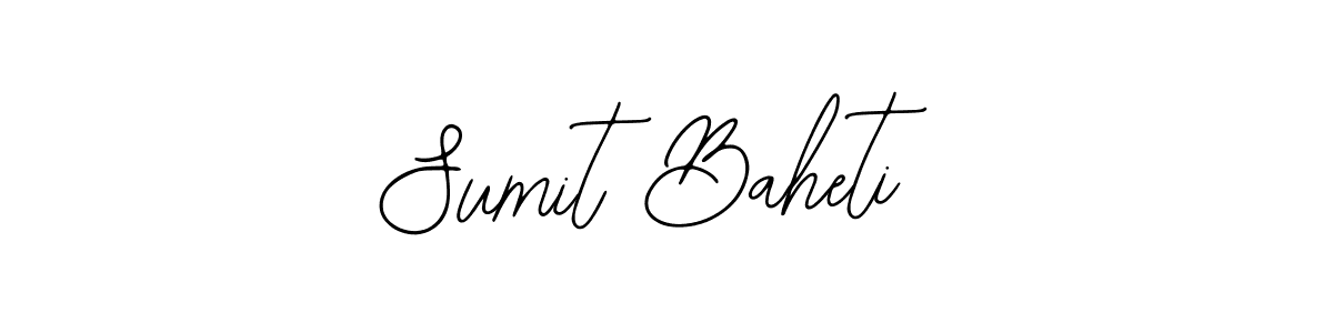 The best way (Bearetta-2O07w) to make a short signature is to pick only two or three words in your name. The name Sumit Baheti include a total of six letters. For converting this name. Sumit Baheti signature style 12 images and pictures png