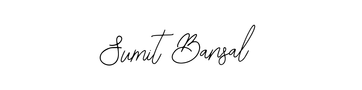 Design your own signature with our free online signature maker. With this signature software, you can create a handwritten (Bearetta-2O07w) signature for name Sumit Bansal. Sumit Bansal signature style 12 images and pictures png